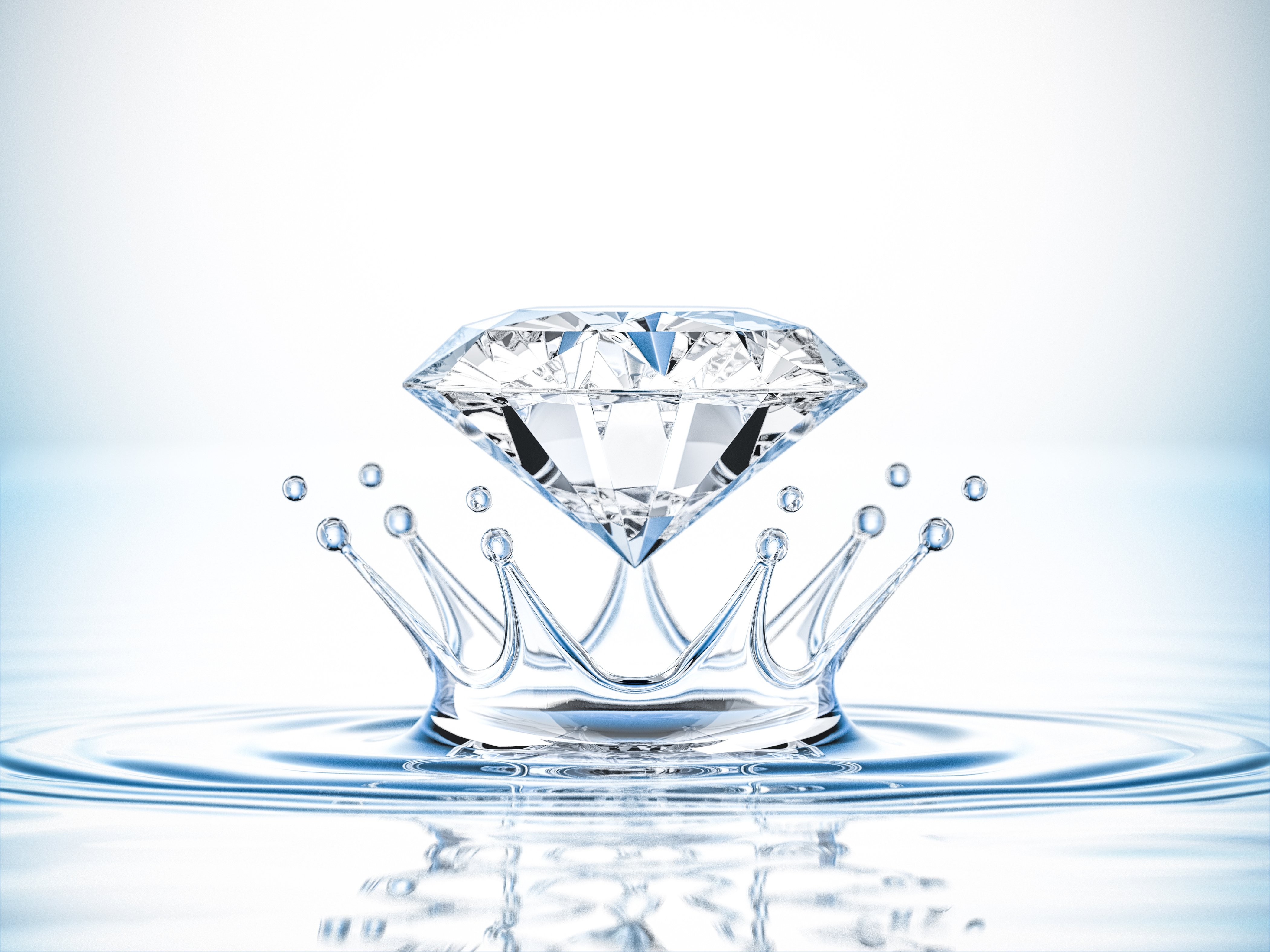 Diamond Water Splash Crown